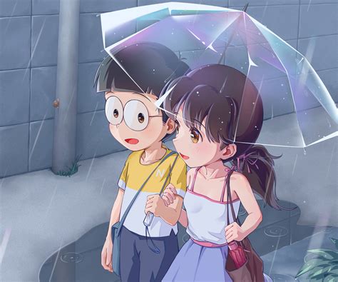 doraemon nobita wallpaper|nobita shizuka cute wallpaper.